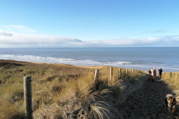 Katwijk aan Zee van duinen naar strand